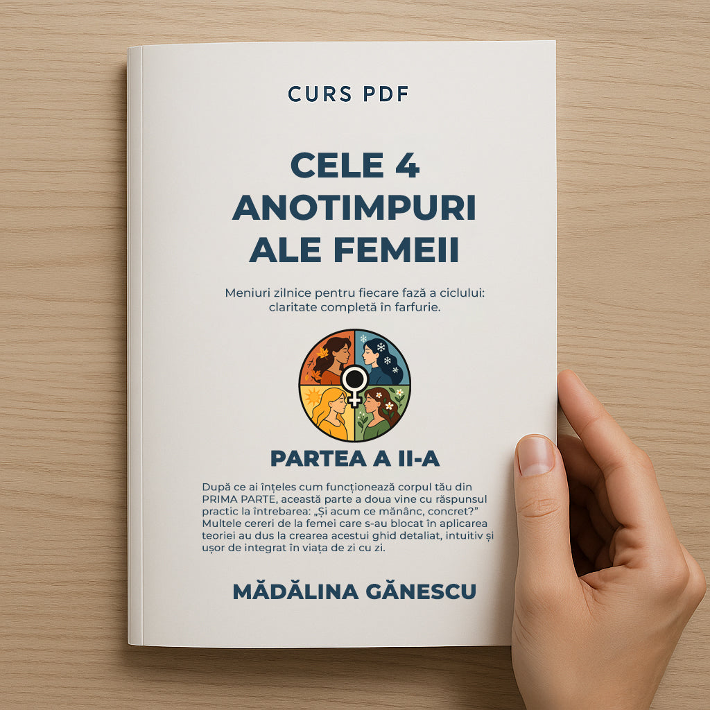 CURS PDF ”CELE 4 ANOTIMPURI ALE FEMEII - PARTEA A II-A”