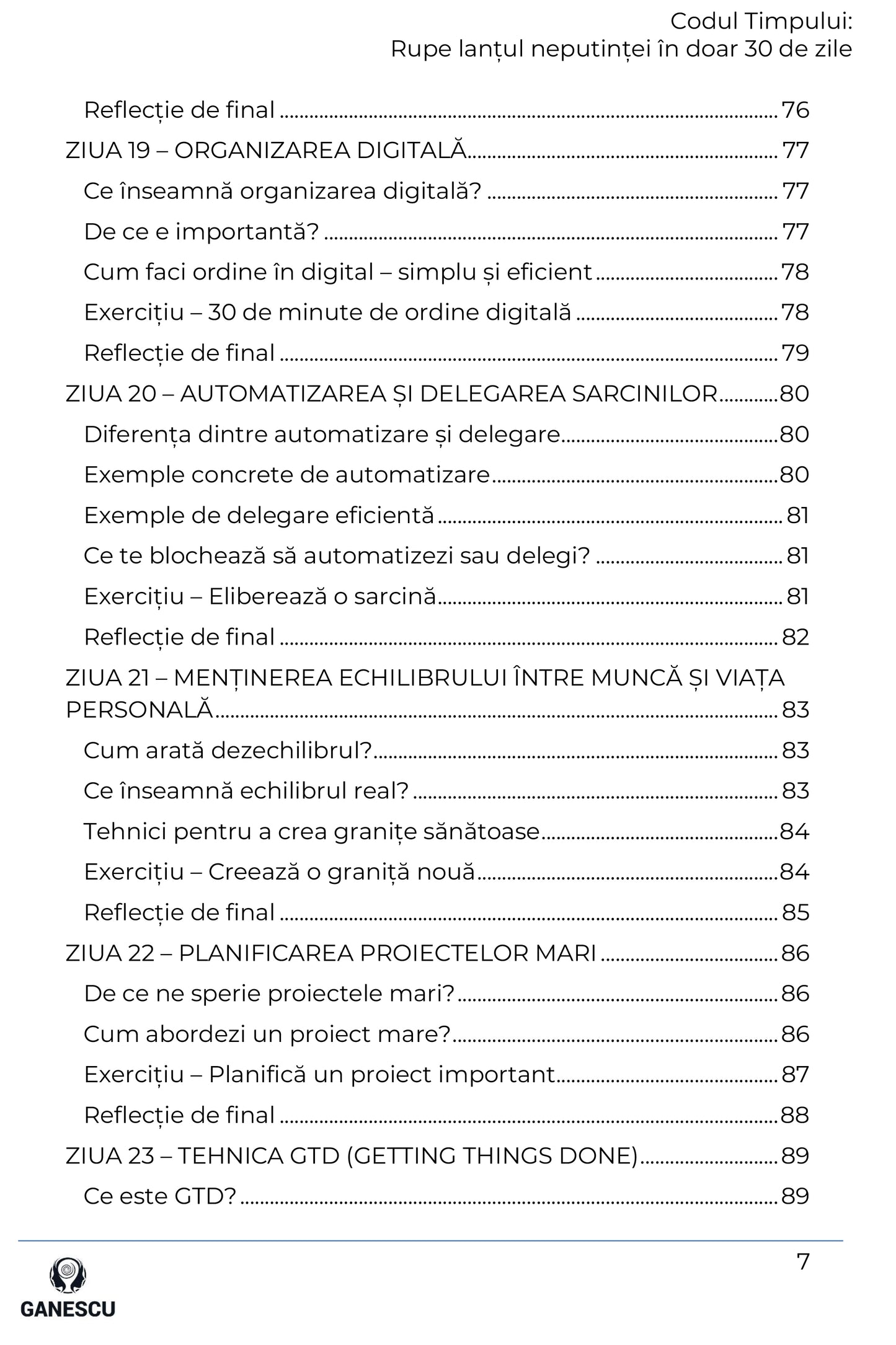 Codul Timpului: Rupe lanțul neputinței în doar 30 de zile