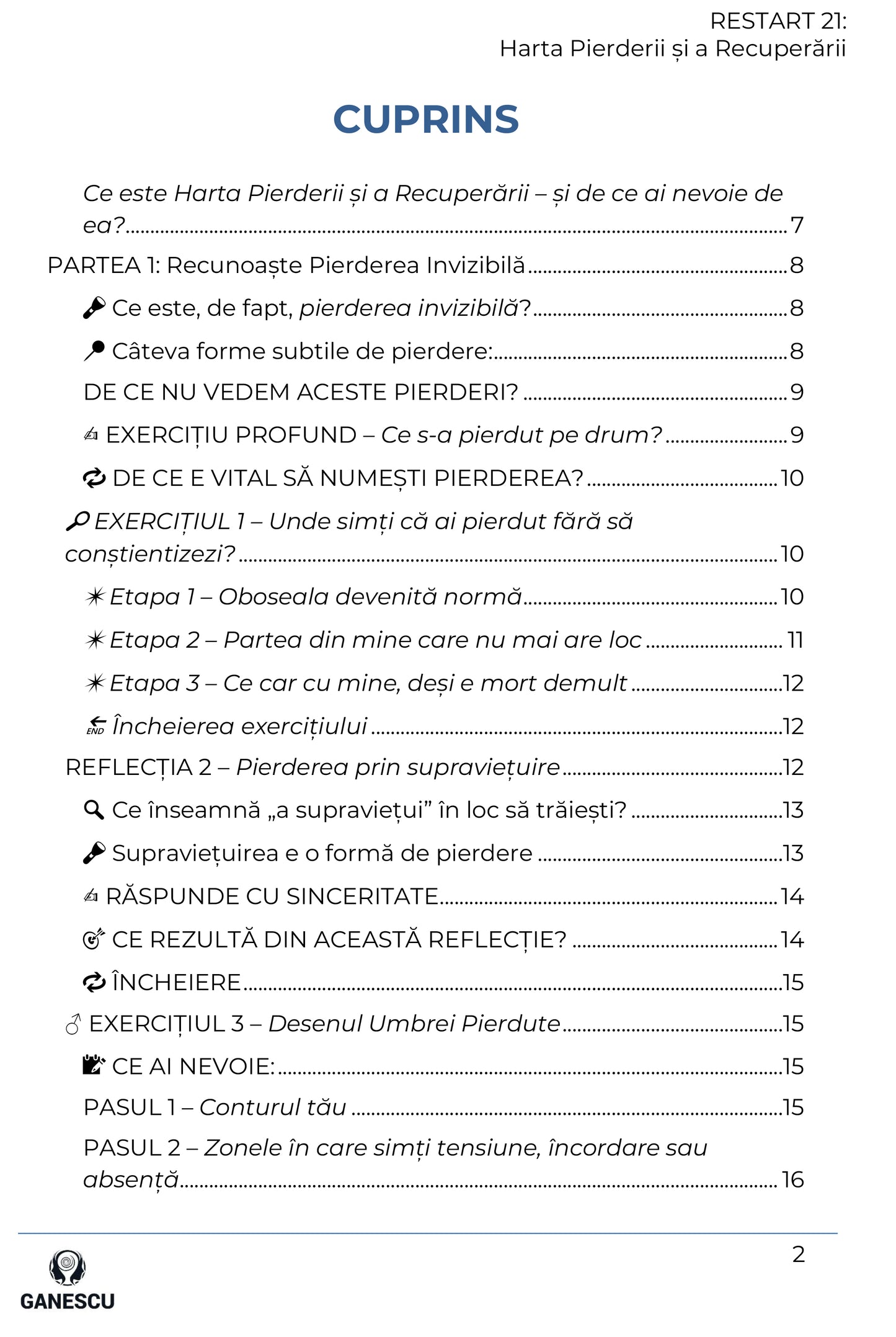 Curs PDF - Harta Pierderii și a Recuperării