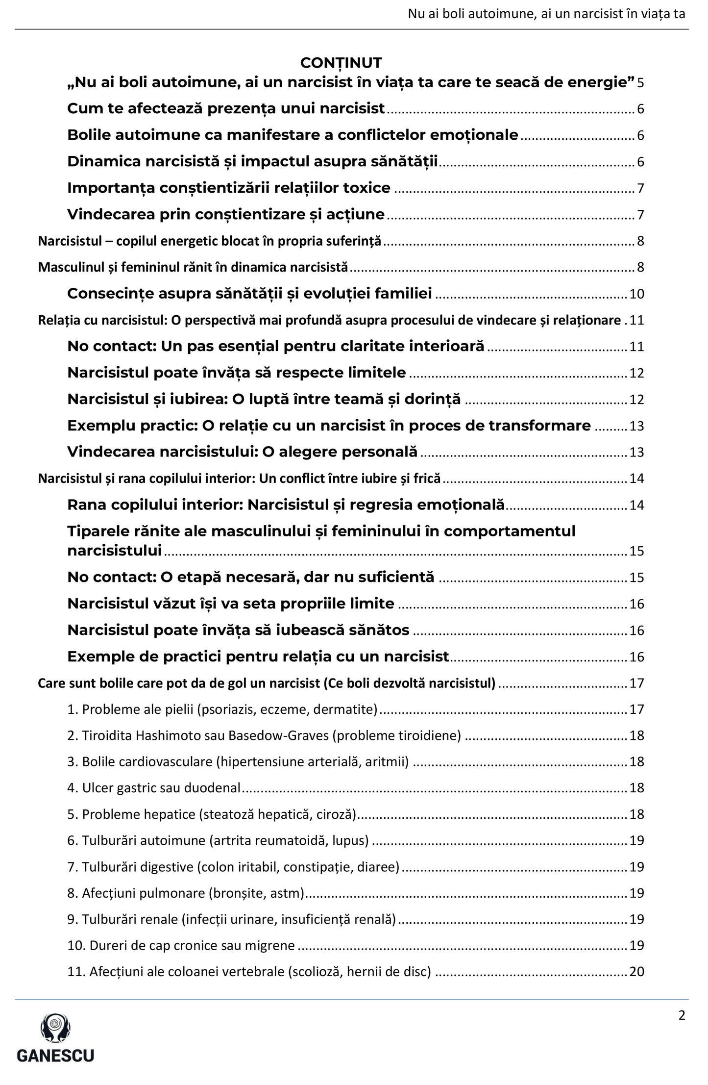 CURS PDF: Nu ai boli autoimune, ai un narcisist în viața ta care te seacă de energie