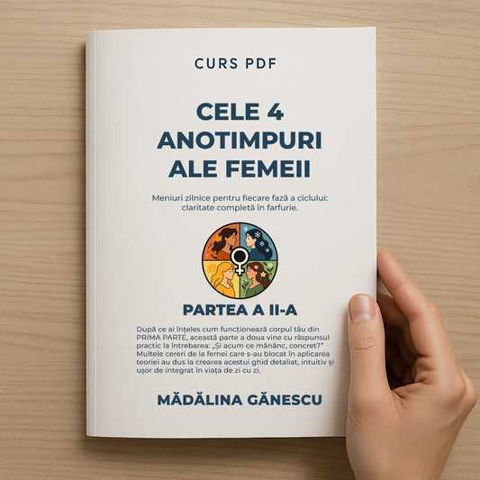 CURS PDF ”CELE 4 ANOTIMPURI ALE FEMEII - PARTEA A II-A”