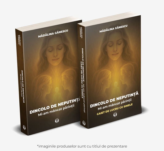 PACHET CARTE+CAIET DE LUCRU ”DINCOLO DE NEPUTINȚĂ: MI-AM MÂNCAT PĂRINȚII”
