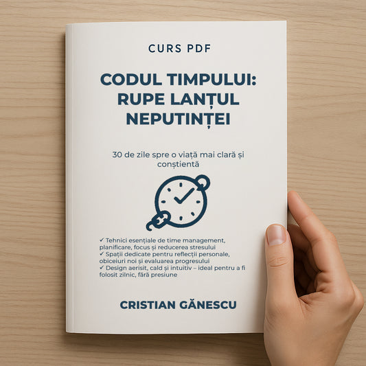 Codul Timpului: Rupe lanțul neputinței în doar 30 de zile