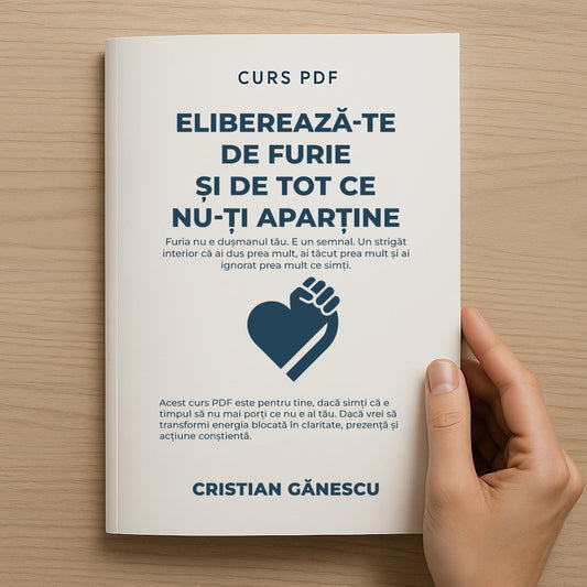 CURS PDF - Eliberează-te de furie și de tot ce nu-ți aparține